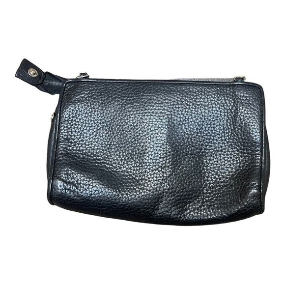 Brighton Brown Black Leather Sling Crossbody Bag. Missing strap. Western Country - Picture 2 of 10